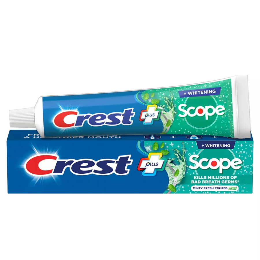 Crest Complete Plus Whitening Scope Minty Fresh Striped Fluoride Toothpaste, 5.4 Oz by Pasteur Pharmacy
