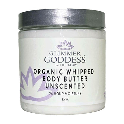 Organic Whipped Body Butter - Lemon Verbena Moisturizer for Dry Skin