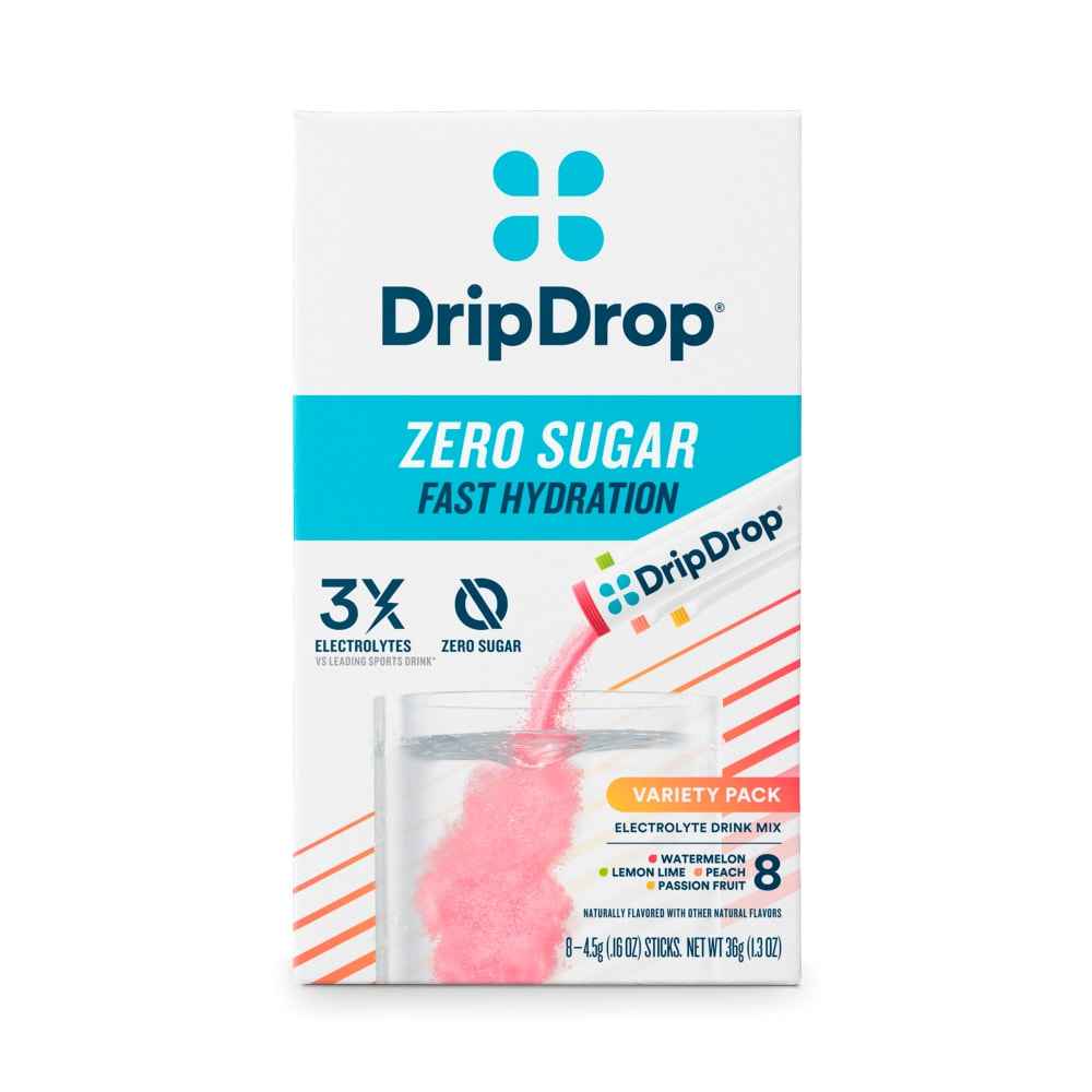 DripDrop  Hydration Powder Zero Sugar  Variety 8Ct