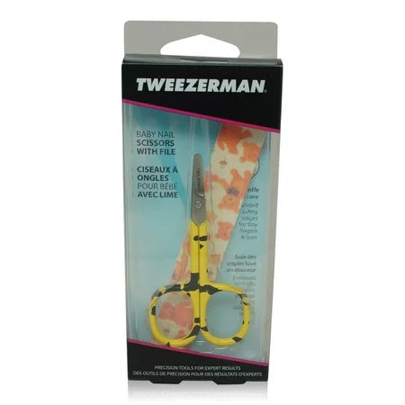 Tweezerman Baby Nail Scissor with Bear Design File, 1 ea by Pasteur Pharmacy