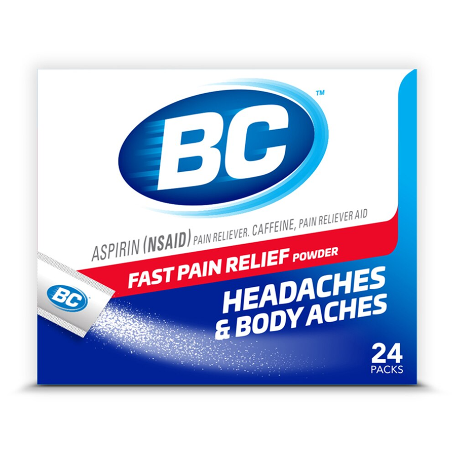 BC Powder Max Strength Stick Packs – Fast Pain Relief Powder, 24 ct by Pasteur Pharmacy