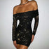 Women Sexy off-Shoulder Ruffle Hip Evening Dress Short Dress Summer by Ragazza