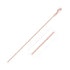 18k Rose Gold Diamond Cut Cable Link Chain (0.75 mm) by Bids.com