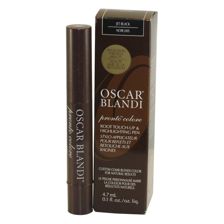 Oscar Blandi Pronto Colore Root Touch-Up &amp; Highlighting Pen, Jet Black .16 fl oz 
