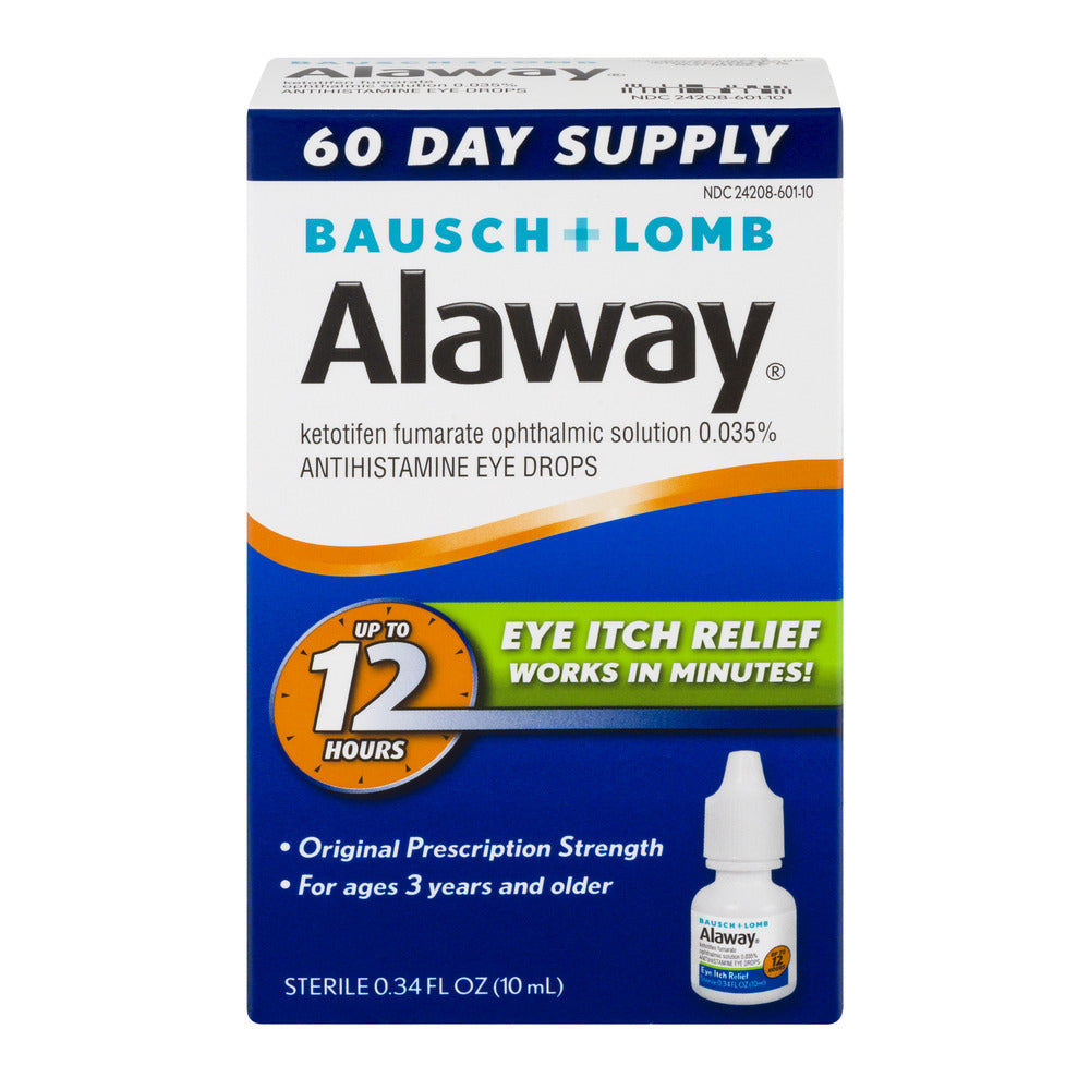 Alaway Eye Drops, Antihistamine, Original Prescription Strength by Pasteur Pharmacy