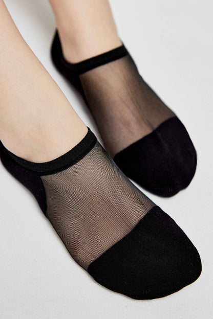 Cotton Ankle Socks Conte Active - Inserts Of Transparent Mesh