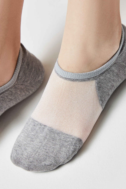 Cotton Ankle Socks Conte Active - Inserts Of Transparent Mesh