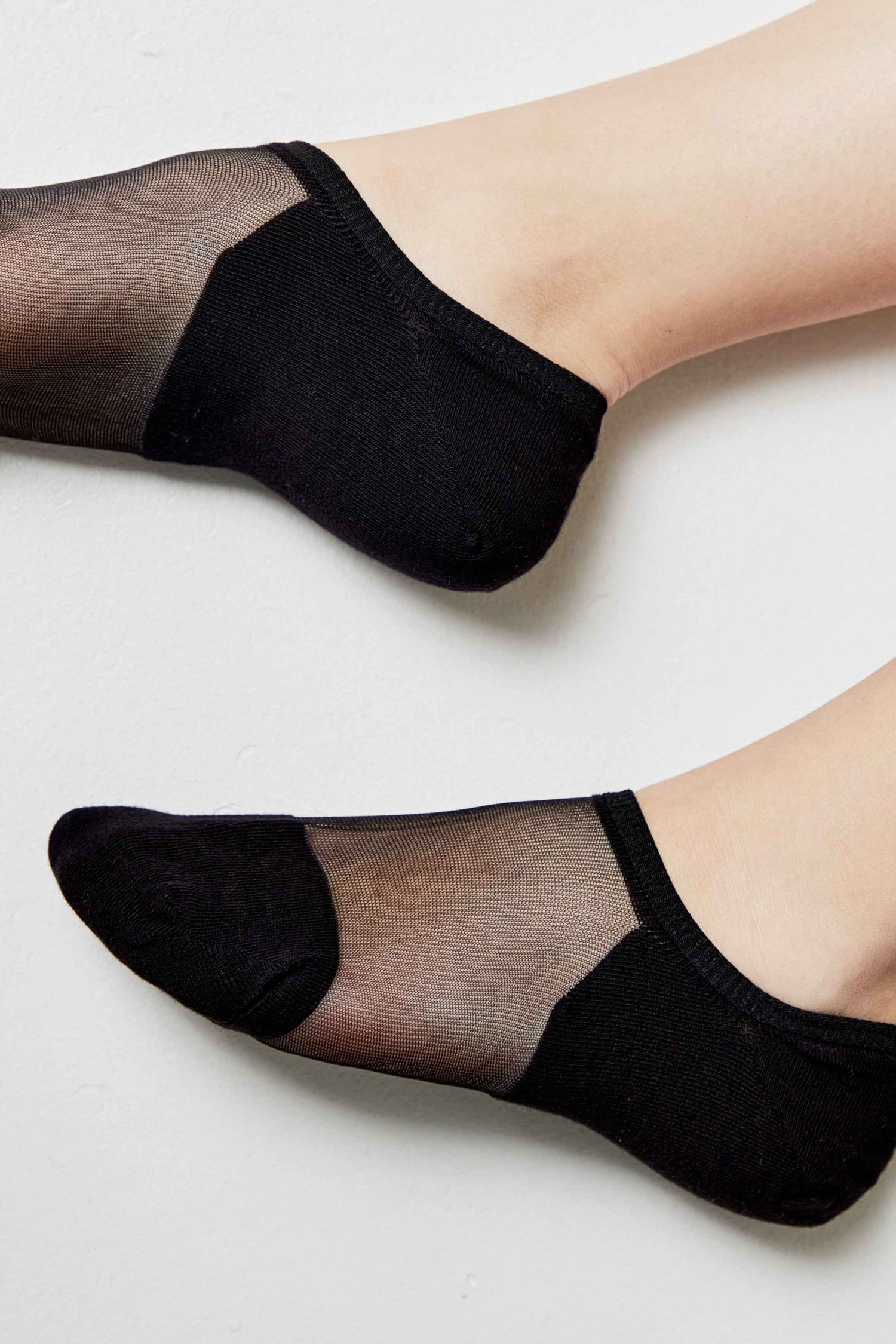 Cotton Ankle Socks Conte Active - Inserts Of Transparent Mesh