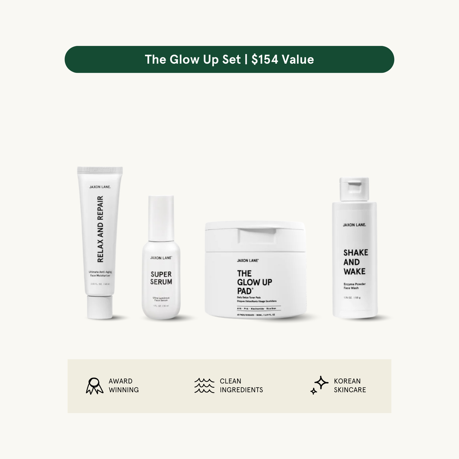 The Glow Set - Your Glow Up In a Box by JAXON LANE