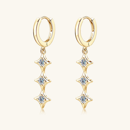 Sparkala™ Pure Sterling Silver Geometric Shape Earrings by Sparkala