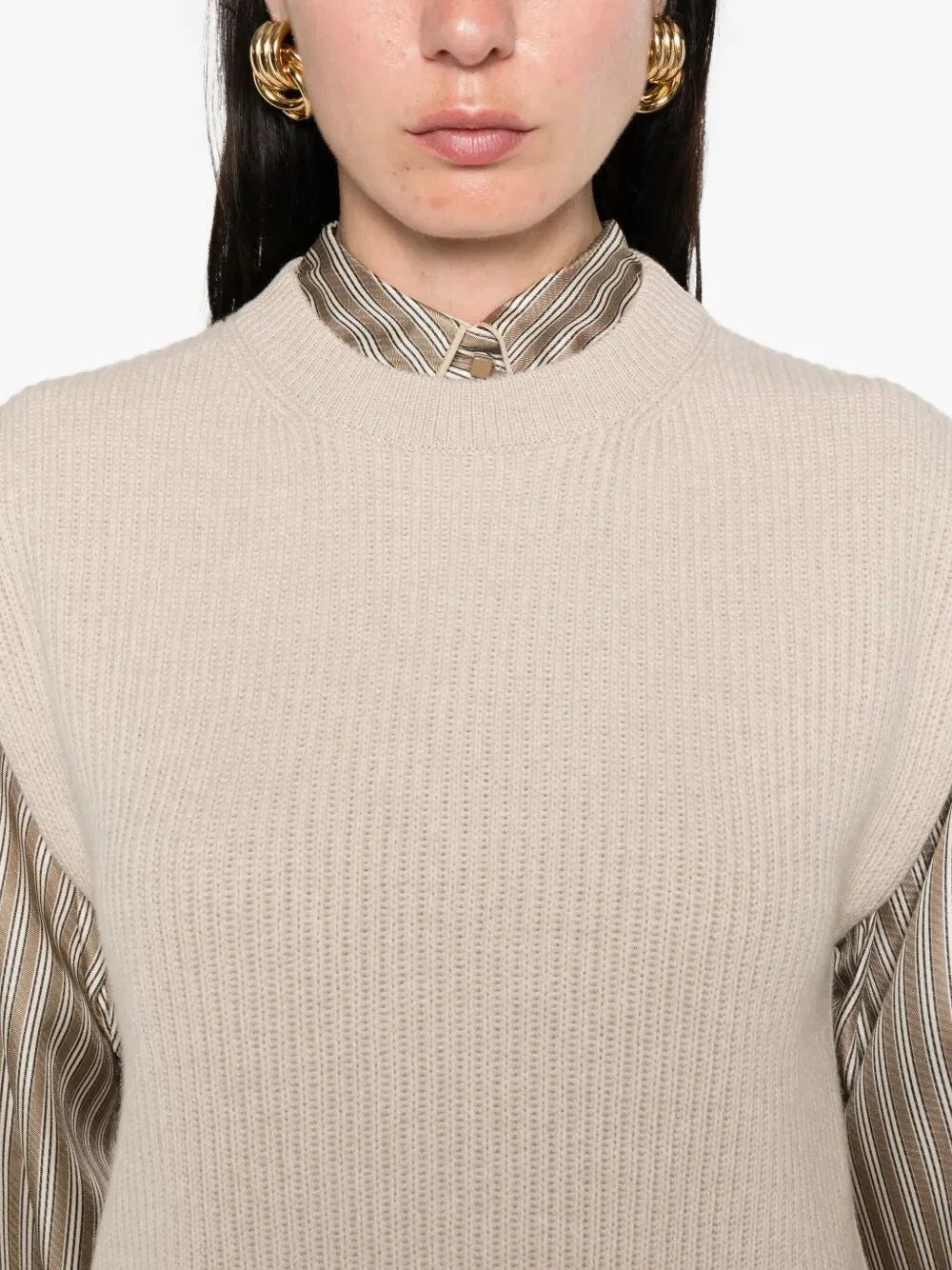 Brunello Cucinelli Women Knitted Vest by Luosophy