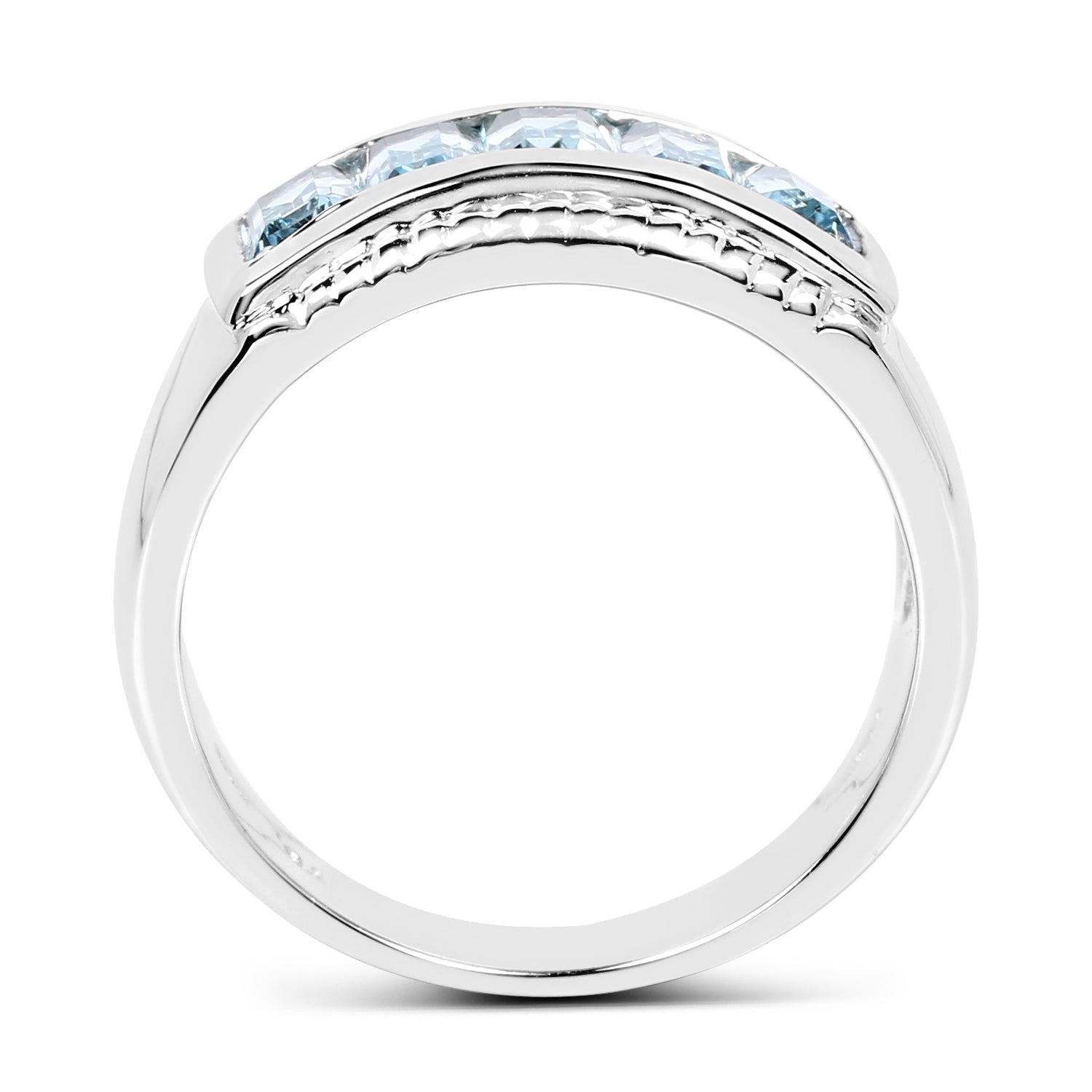 1.75 Carat Genuine Blue Topaz .925 Sterling Silver Ring by Bids.com