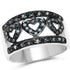 0.32 Carat Genuine Blue Diamond .925 Sterling Silver Ring by Bids.com