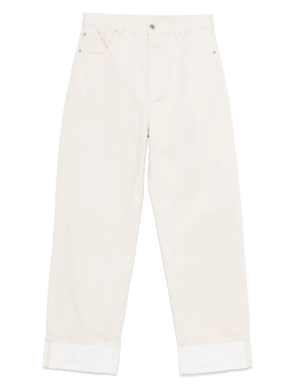 Bottega Veneta Women Back Print Straight Leg Jeans by Luosophy