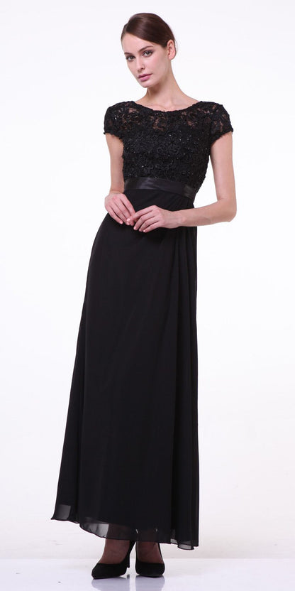 CLEARANCE - Cinderella Divine 1922 Long Dress Short Sleeve (Size 4XL) by DiscountDressShop