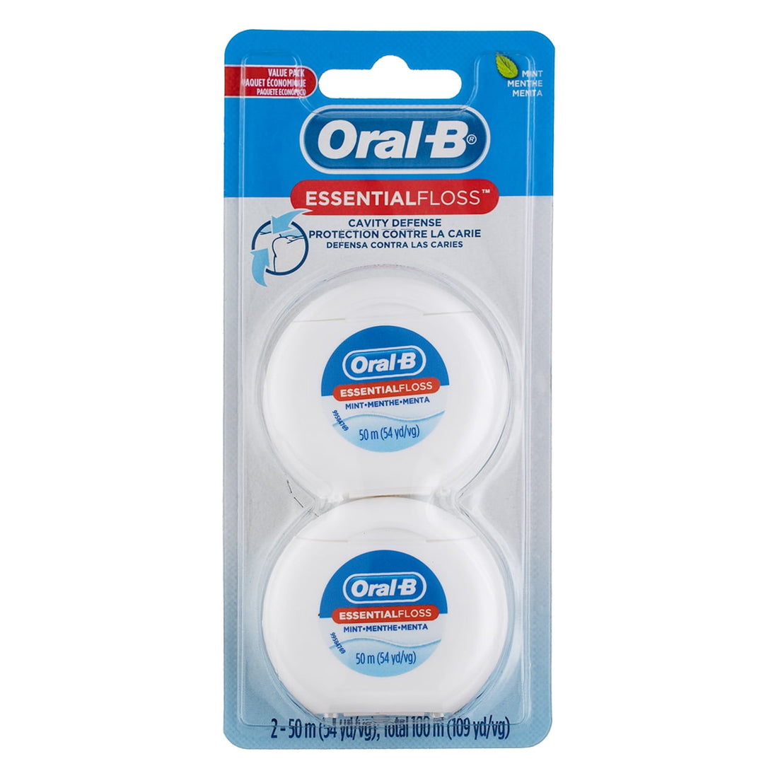 Oral-B EssentialFloss Cavity Defense Mint Dental Floss Value Pack by Pasteur Pharmacy