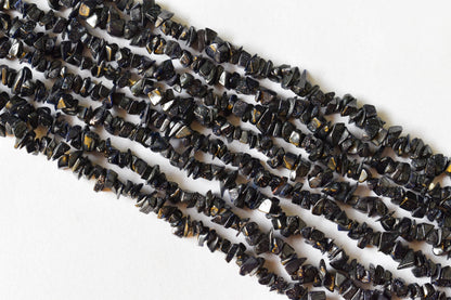Uncut Blue Sandstone  Crystal Chip Beads Raw Gemstone Uncut Beads Necklace  DestGlow