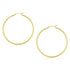 14k Yellow Gold Polished Hoop Earrings (45 mm)  DestGlow