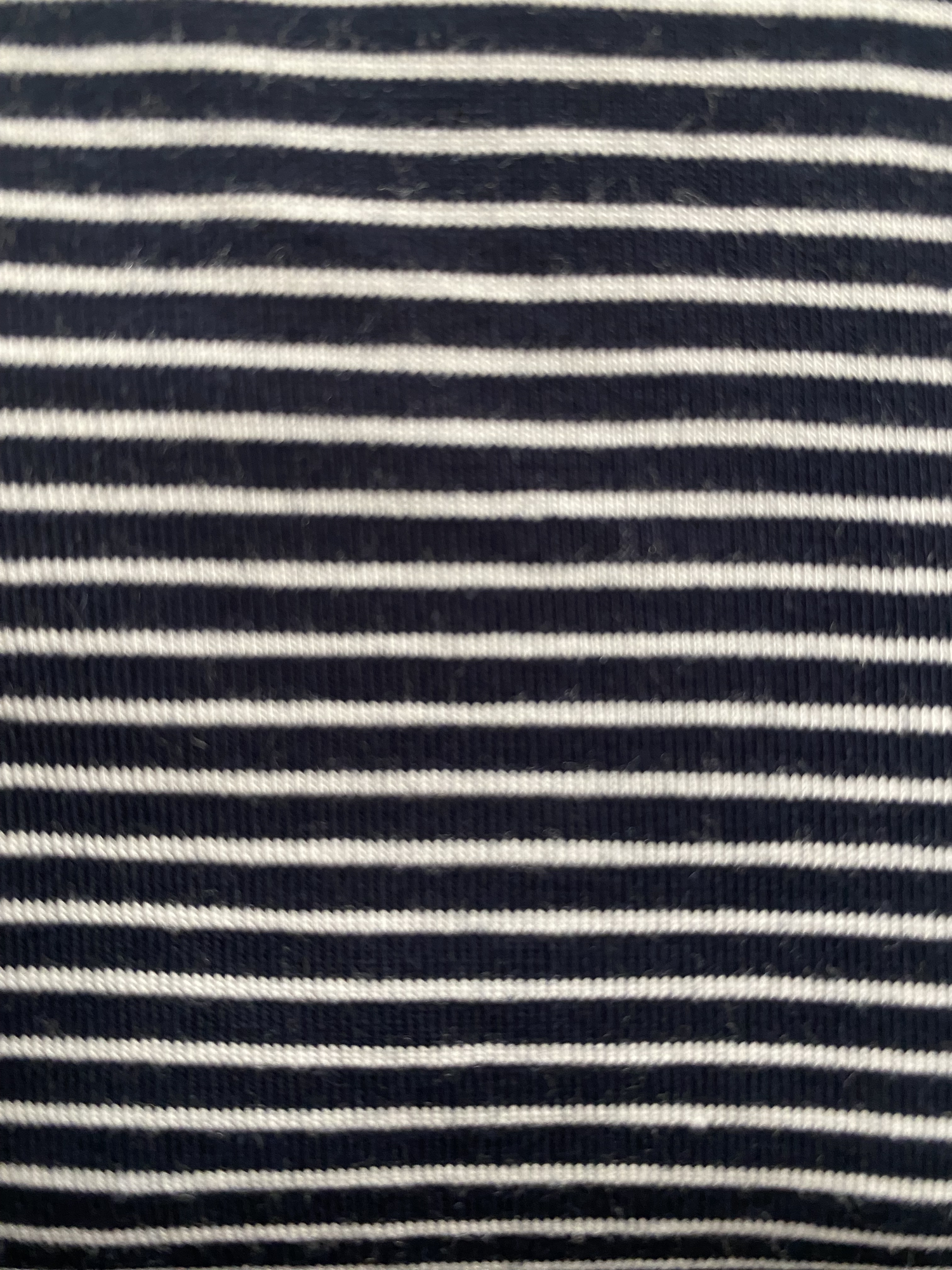 Modest Midi Pencil Skirt Below the Knee with Elastic Waist - Striped Pattern by Kosher Casual USA