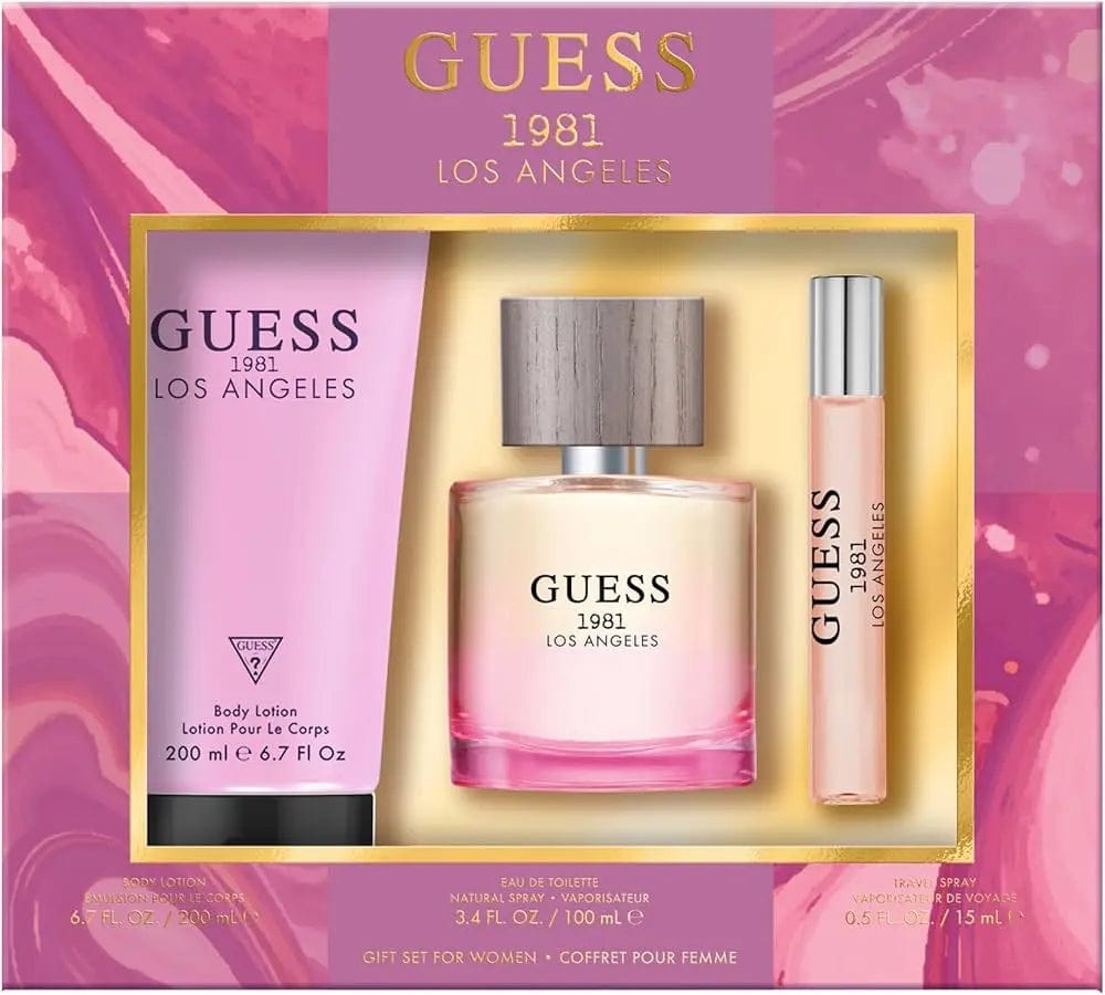 1981 Los Angeles By Guess For Women (3pc Set Gift) by perfumesandrea