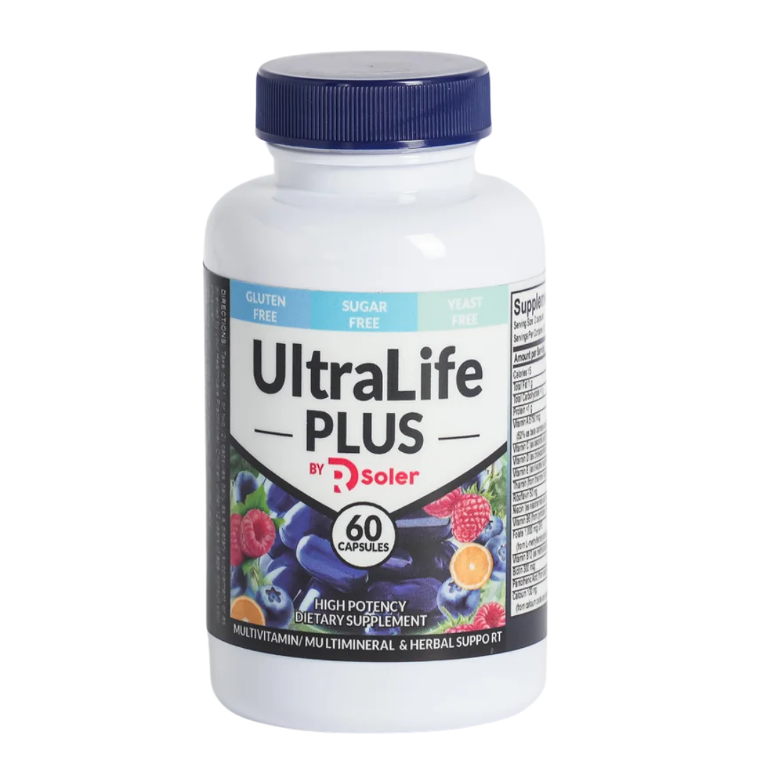 UltraLife Plus Dr. Soler Multivitamin (60 Capsules)  DestGlow