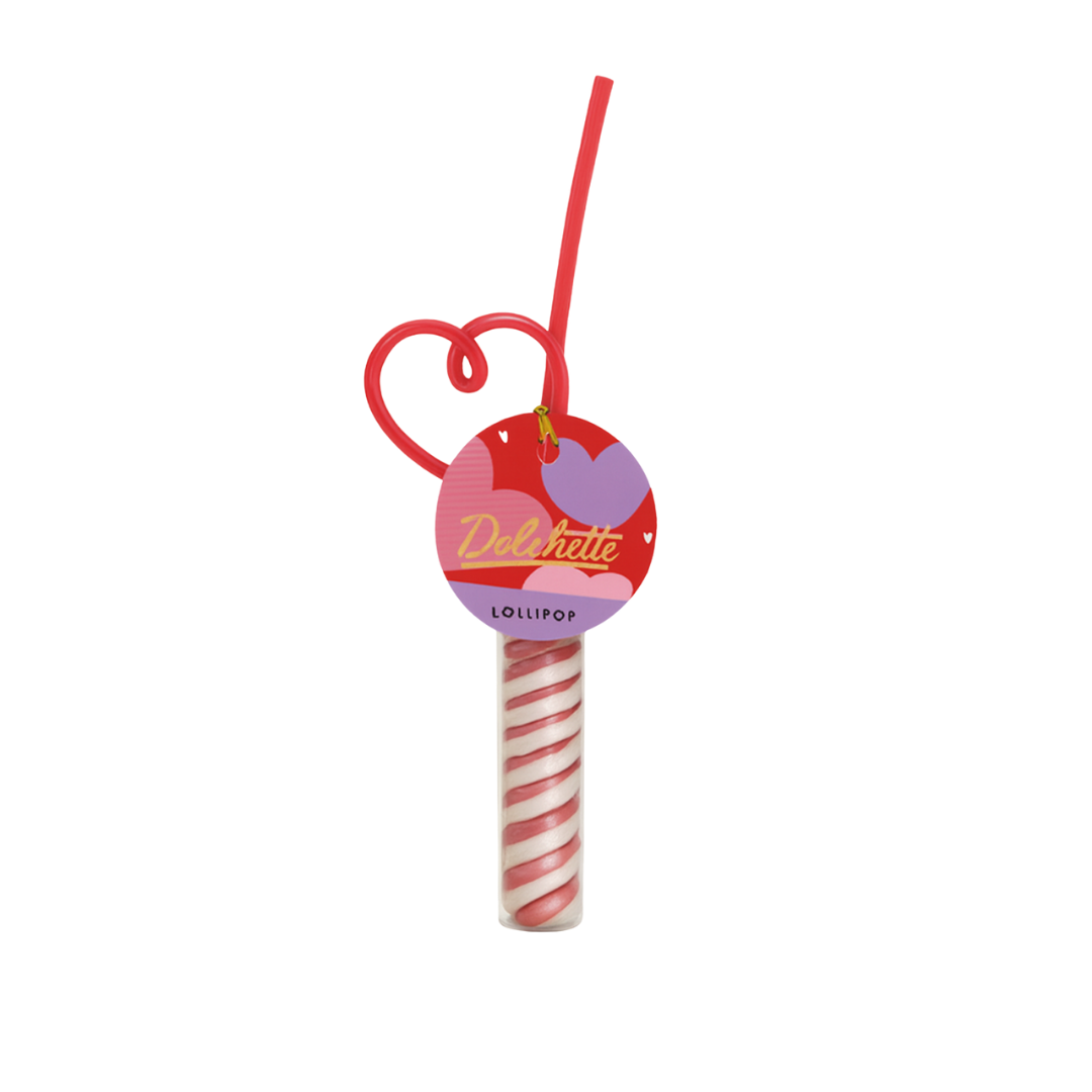 Dolchette Lollipop Straw Valentine&