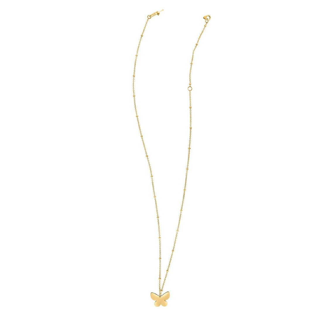 14k Yellow Gold Ppillon Butterfly Necklace  DestGlow