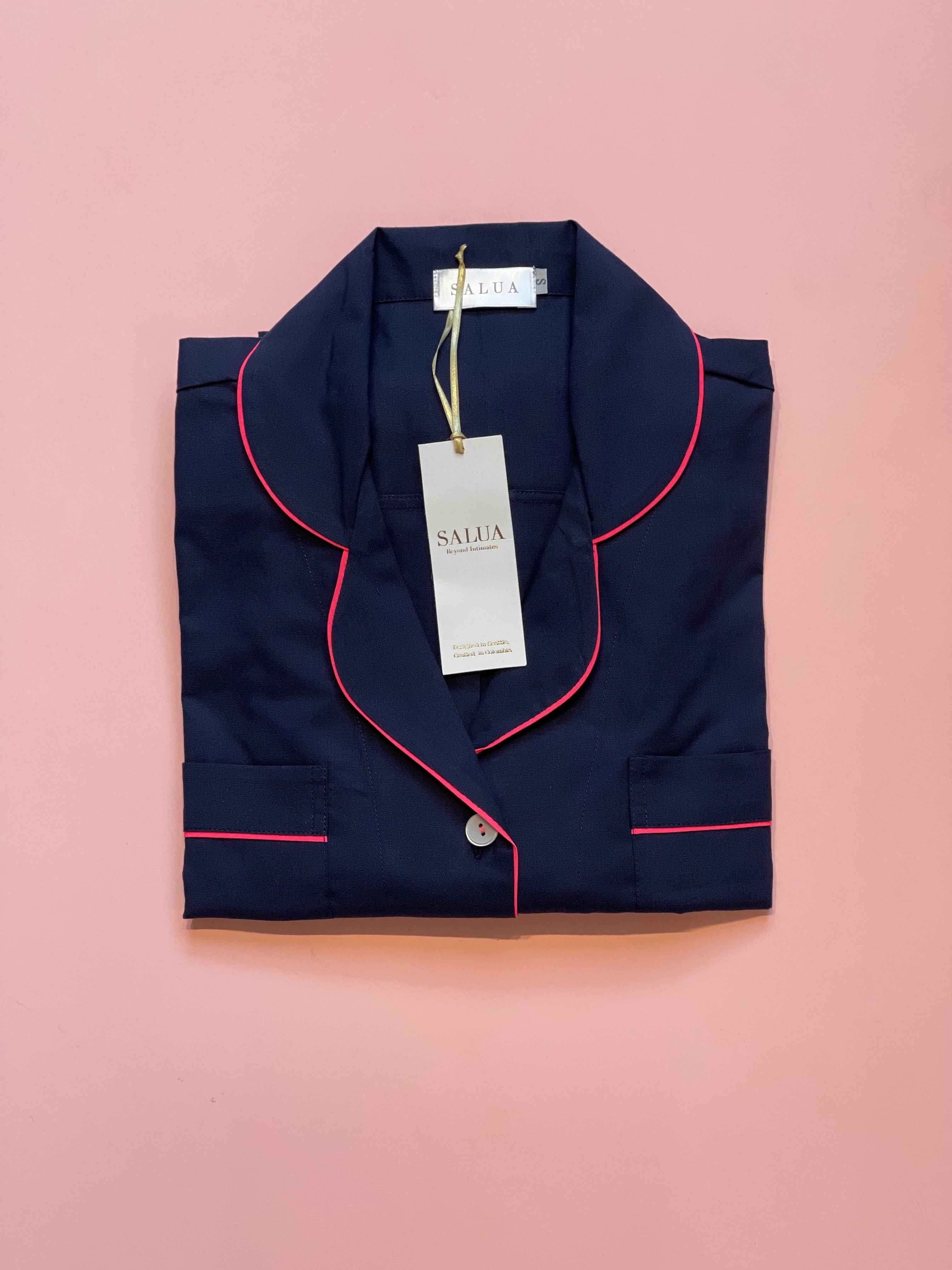 Classic Woven Cotton Pajama Set