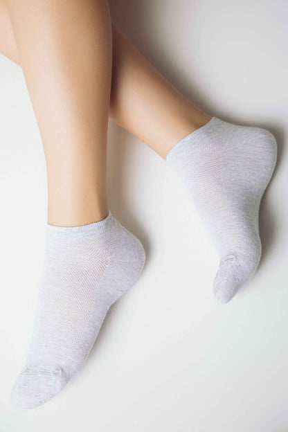 Cotton Ankle Socks Conte Active - Mesh Pattern 484