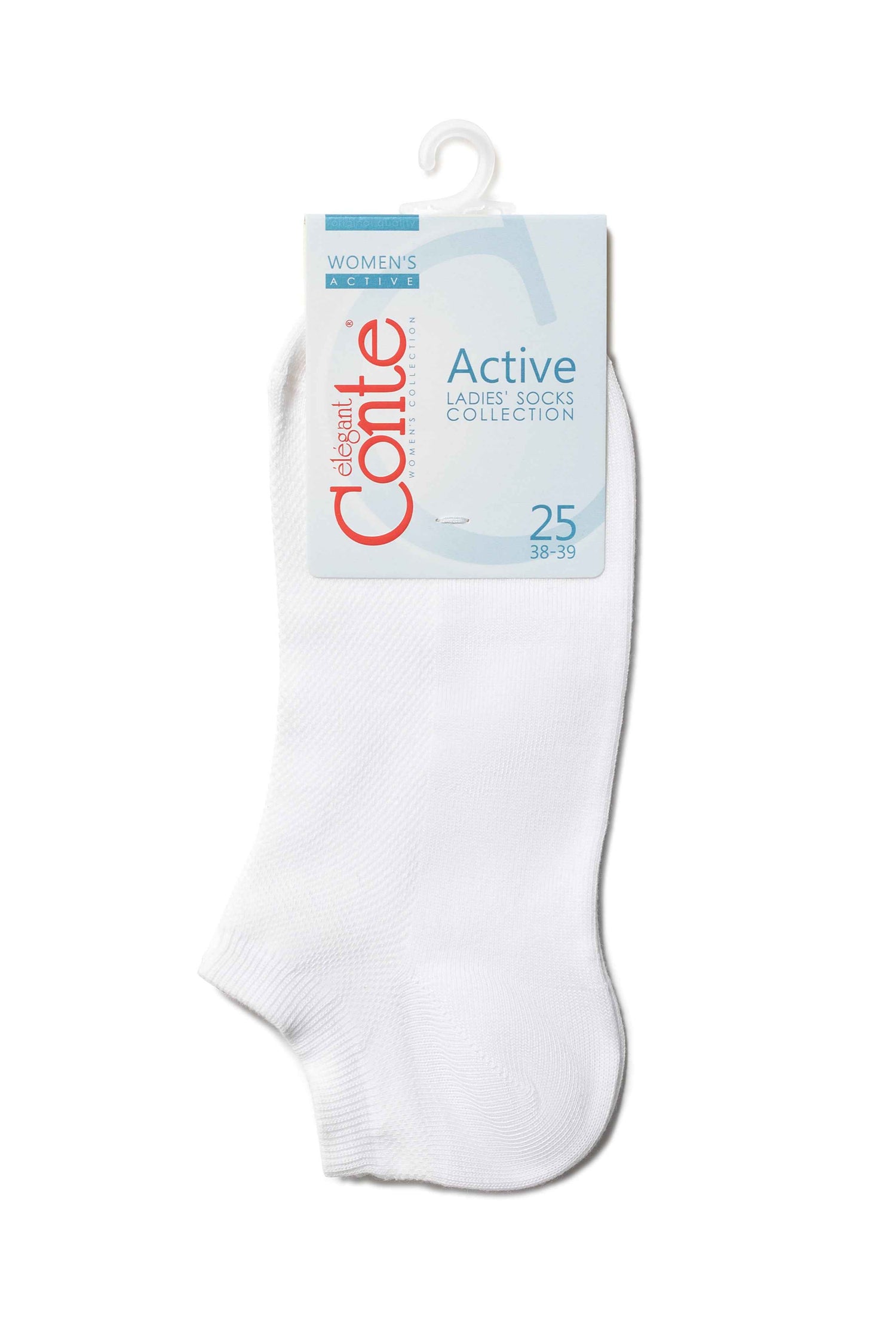 Cotton Ankle Socks Conte Active - Mesh Pattern 484