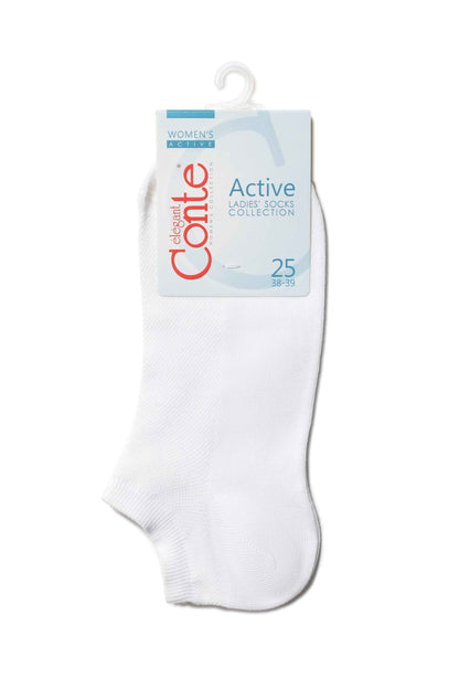 Cotton Ankle Socks Conte Active - Mesh Pattern 484