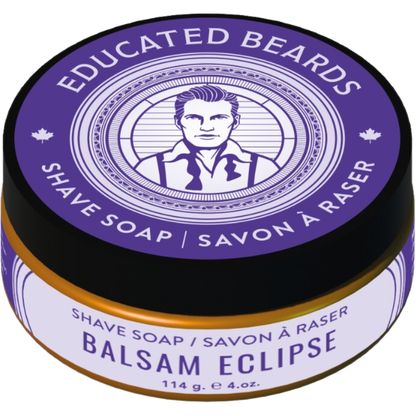 Educated Beards Balsam Eclipse Shave Soap 4 oz by Pasteur Pharmacy