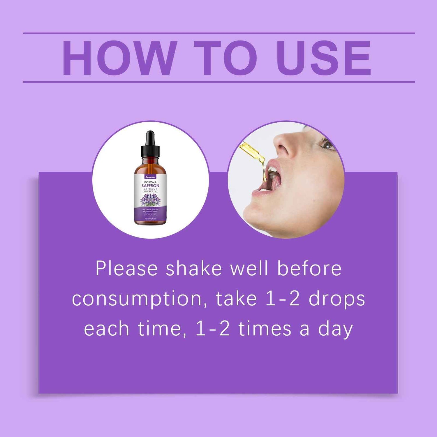 Saffron Supplement Drops, Dietary Supplement Body Therapy Body Care