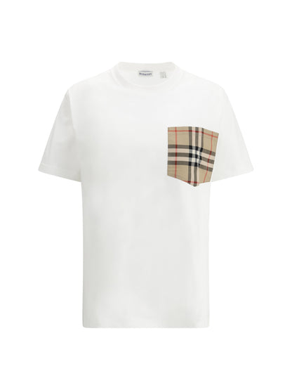 Burberry Women Archive Check Pocket T-Shirt - DestGlow