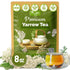 Premium Yarrow Tea Leaves | Naturally Aromatic, Freshly Packed Loose Leaf Yarrow by FreshDrinkUS - Natural and Premium Herbal Tea