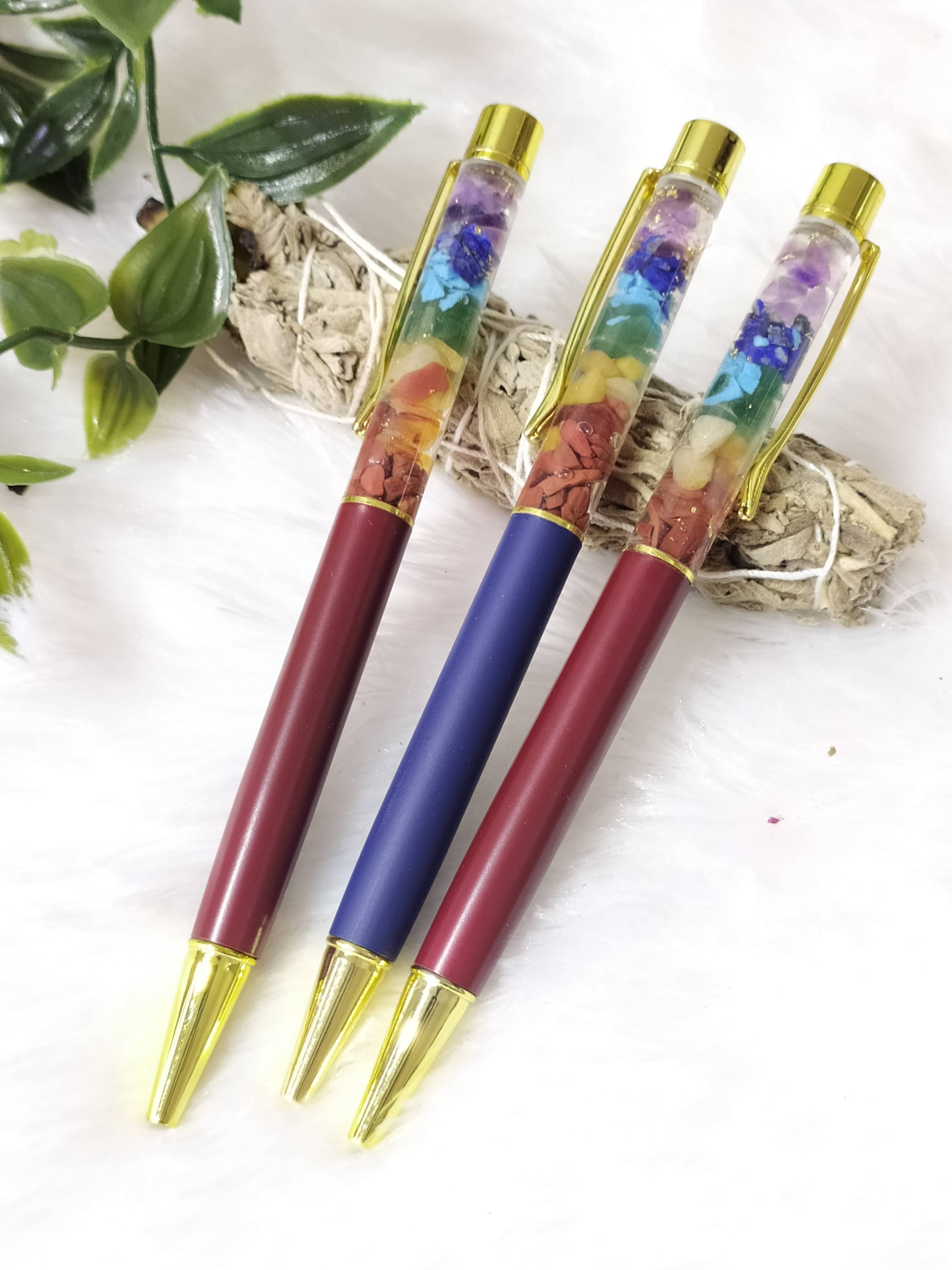 7Chakra Crystal Pen, Manifestation Pen, Healing Pen  DestGlow
