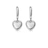Puffed Heart Drop Earrings - DestGlow