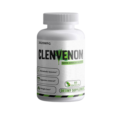 CLENVENOM: Thermogenic Complex | 60 Capsules - Green Tea Extract, Raspberry Ketones &amp; Natural Energy Support