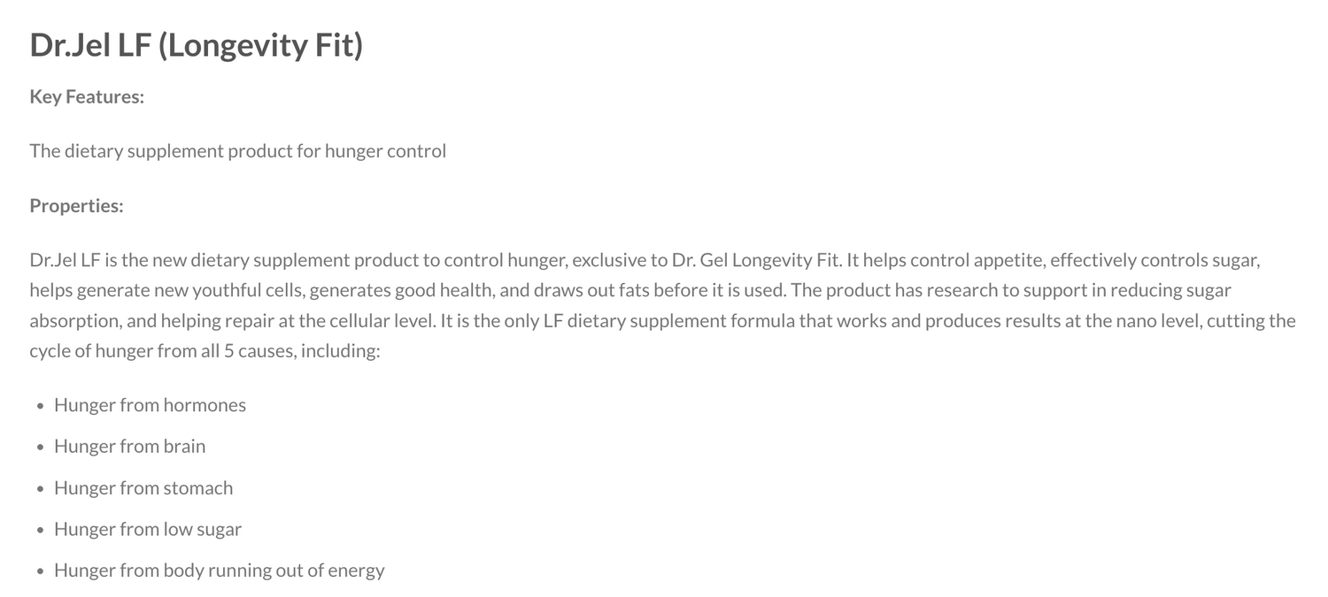 Dr. Jel LF (Longevity Fit)