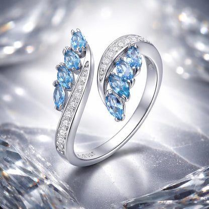 925 Sterling Silver Plated Platinum Pavé CZ Ring for Women  DestGlow