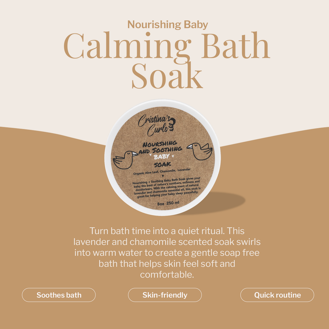 Nourishing Baby Calming Bath Soak by Cristina&
