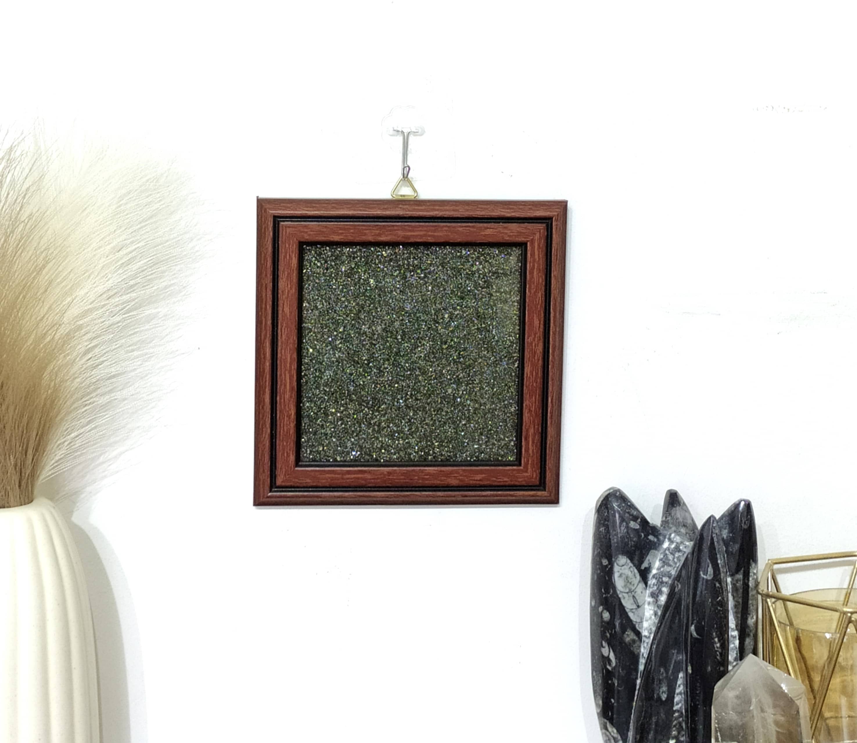 Pyrite Dust Plate, Pyrite Stone, Pyrite Frame, Pyrite Plate  DestGlow