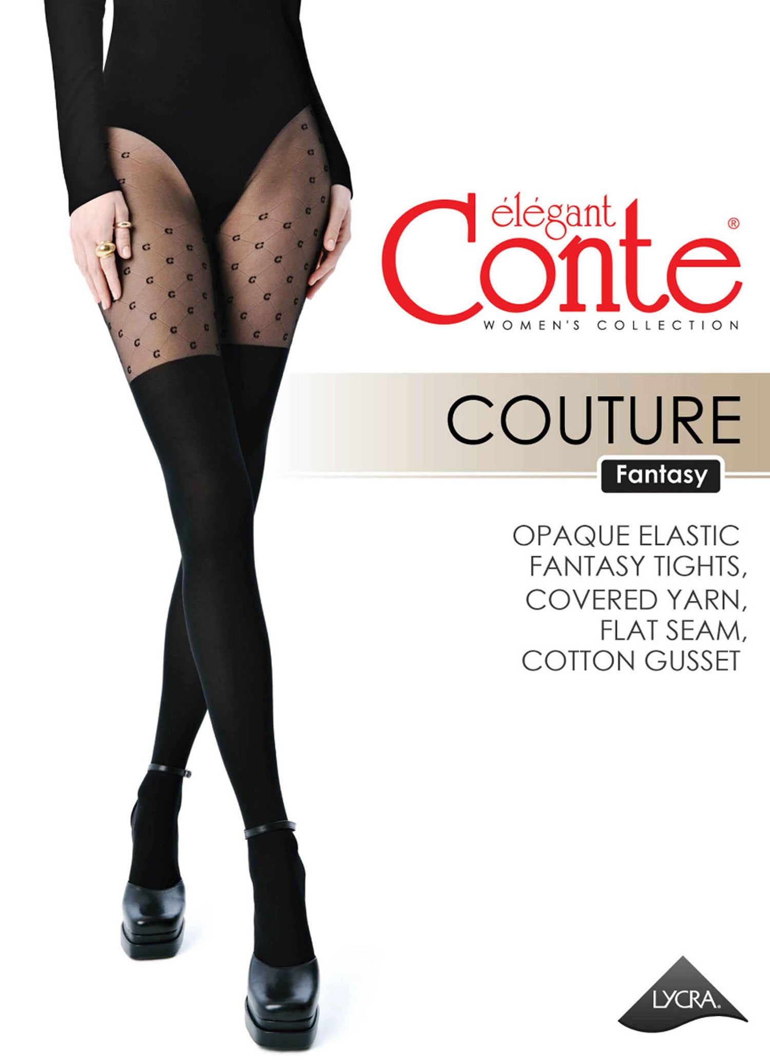 Fantasy Tights Conte Couture - Imitation Overknees
