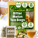 Bitter Melon Tea Bags, 100% Natural, Pure Bitter Melon. Bitter Melon Herbal Tea. Bitter Melon Fruit Tea. No Sugar, No Caffeine, No Gluten, Vegan