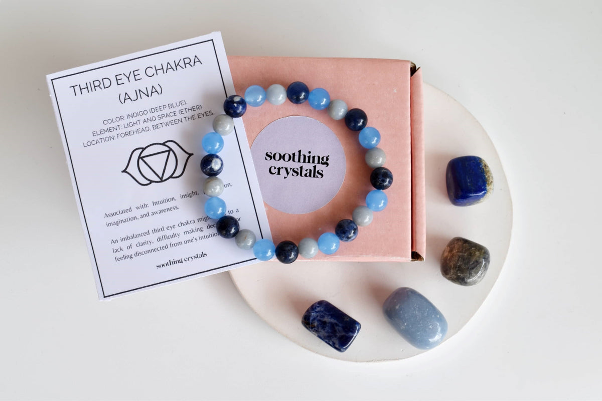 THIRD EYE Chakra Crystals Kit, Chakra&