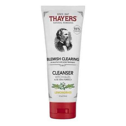 Thayers Blemish Clearing Cleanser Lemon Witch Hazel 4 oz