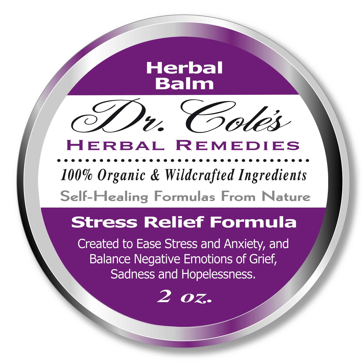 29 - Dr. Cole’s Organic Stress Relief Herbal Balm
