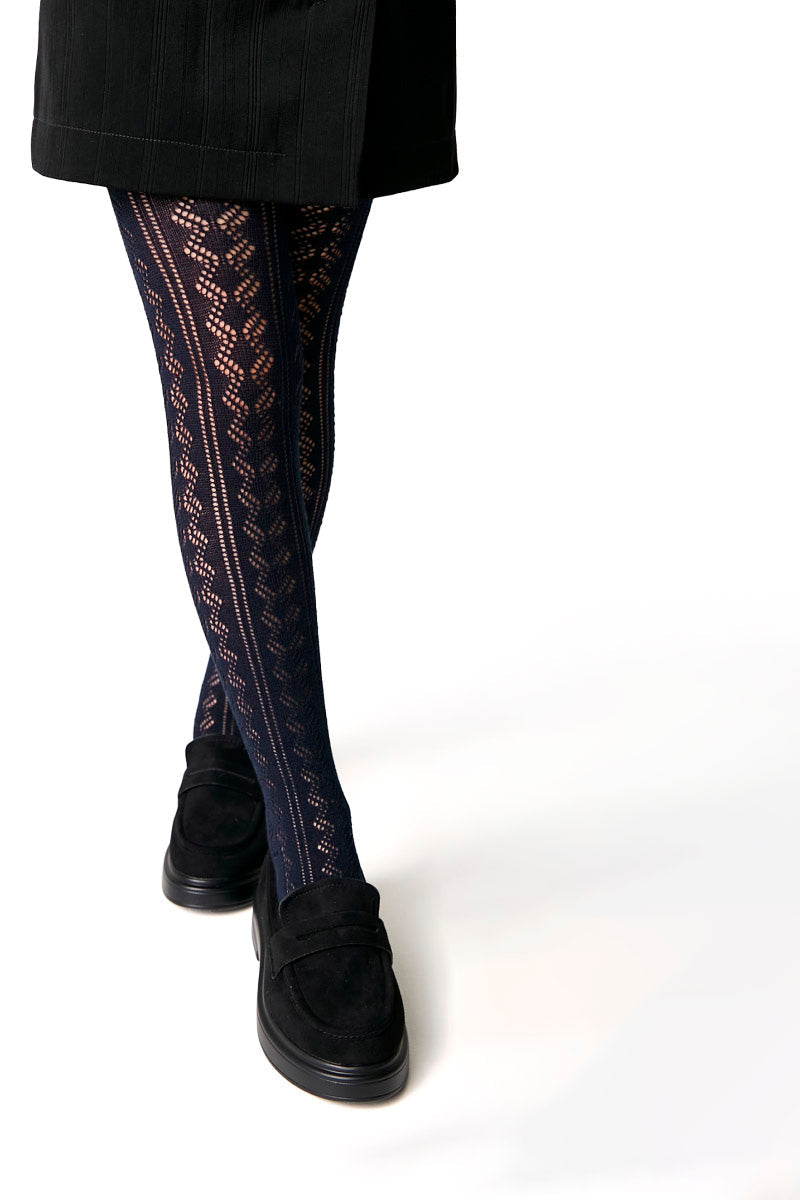 Conte-Kids Cotton Tights Miss 617 - Lace Pattern by TheRanok.com