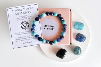 THROAT Chakra Crystals Kit, Chakra&
