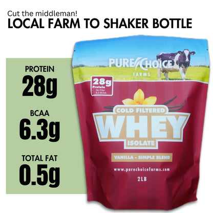 Whey Protein Isolate with Organic Vanilla